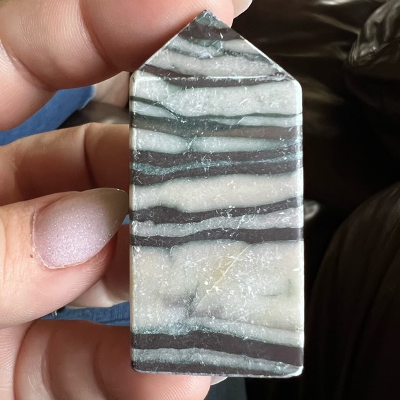 Zebra Calcite Point - Picture 2 of 6